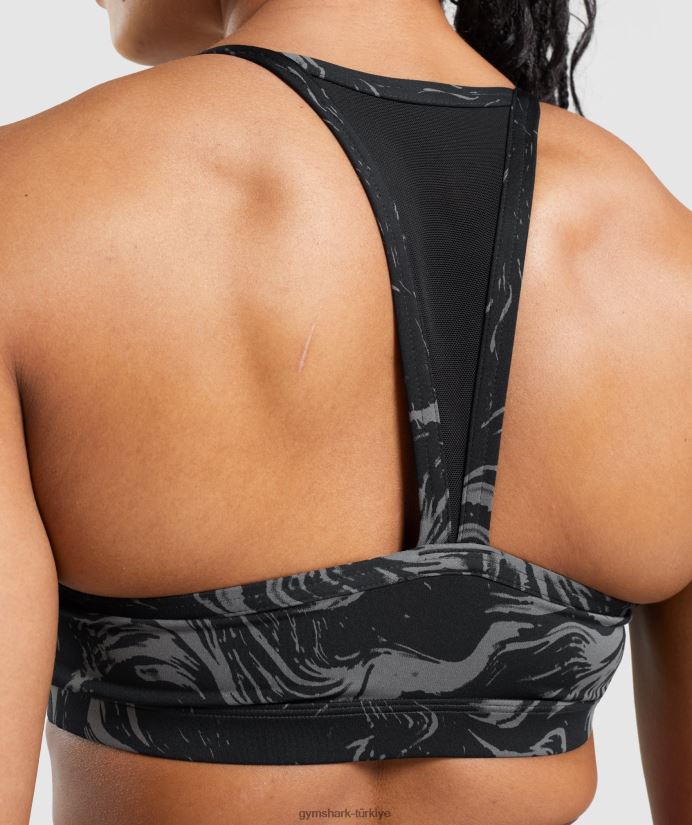 gs power spor sutyeni kadınlarGymshark siyah baskı 02H048199
