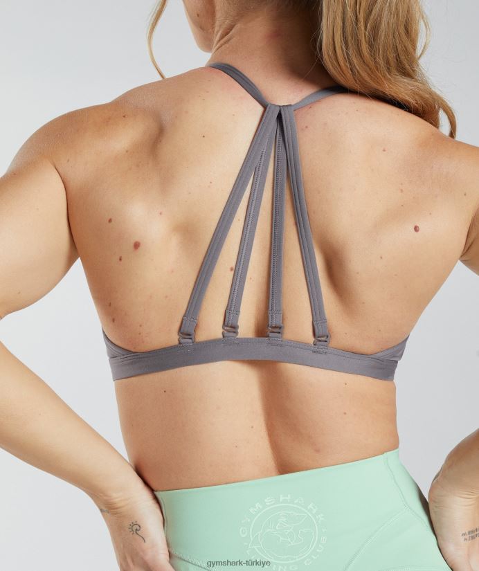 minimal spor sutyeni kadınlarGymshark titanyum grisi 02H048236