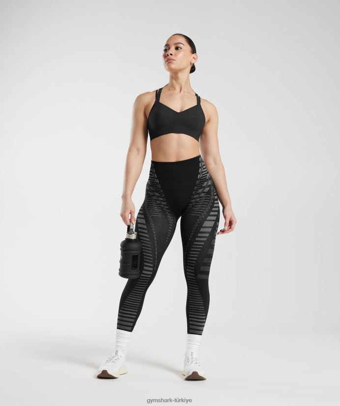 sınırsız spor sutyeni kadınlarGymshark siyah 02H048115