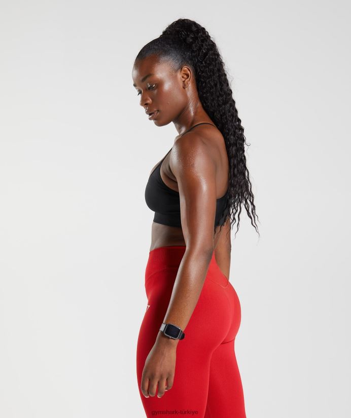 ter dikişsiz spor sutyeni kadınlarGymshark siyah 02H048116