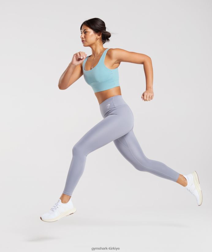 uzun hatlı spor sutyeni kadınlarGymshark buzdağı mavisi 02H048153