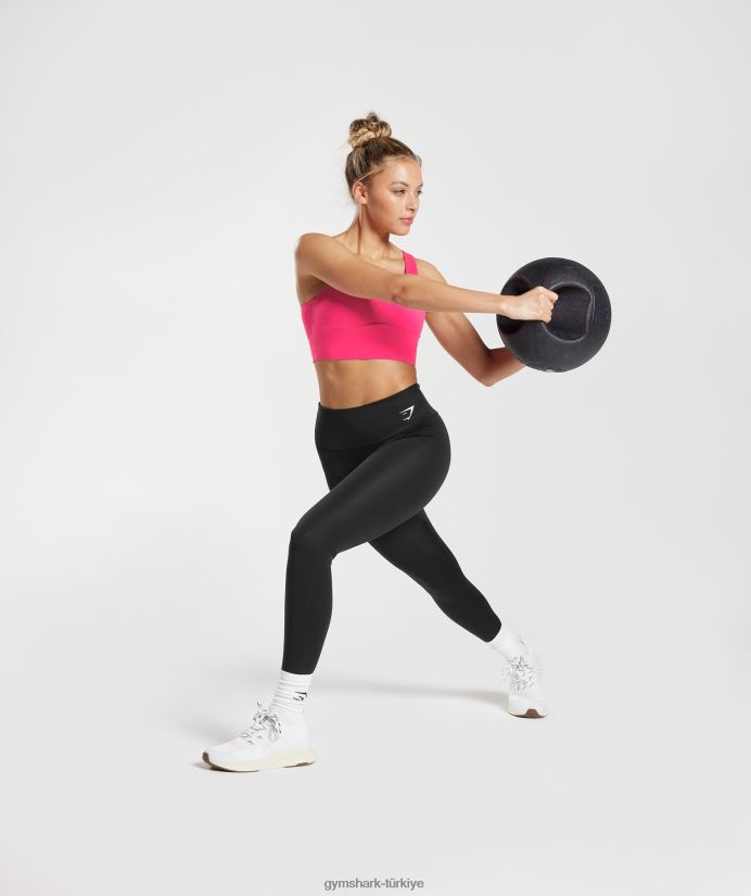 uzun hatlı spor sutyeni kadınlarGymshark parlak fuşya 02H048130