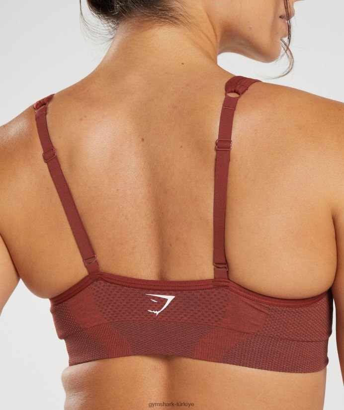 vital dikişsiz 2,0 v yakalı spor sutyeni kadınlarGymshark tuğla kırmızısı marn 02H048168