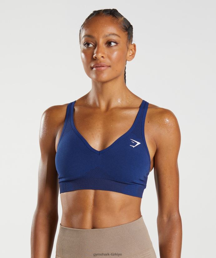 vital dikişsiz 2,0 v yakalı spor sutyeni kadınlarGymshark yıldız mavisi marn 02H048218