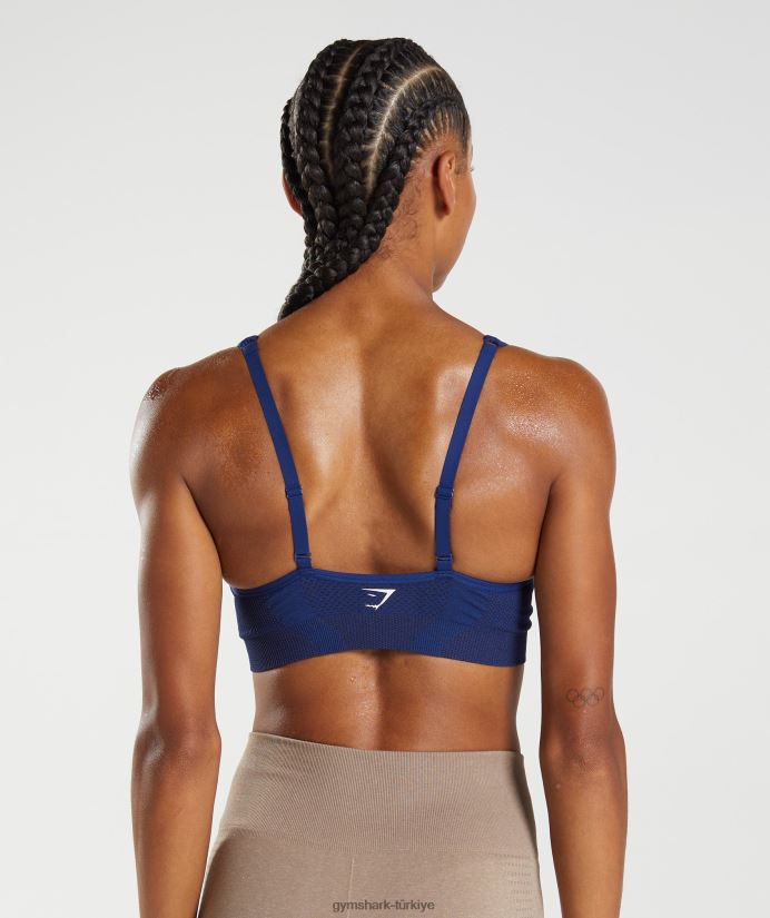 vital dikişsiz 2,0 v yakalı spor sutyeni kadınlarGymshark yıldız mavisi marn 02H048218