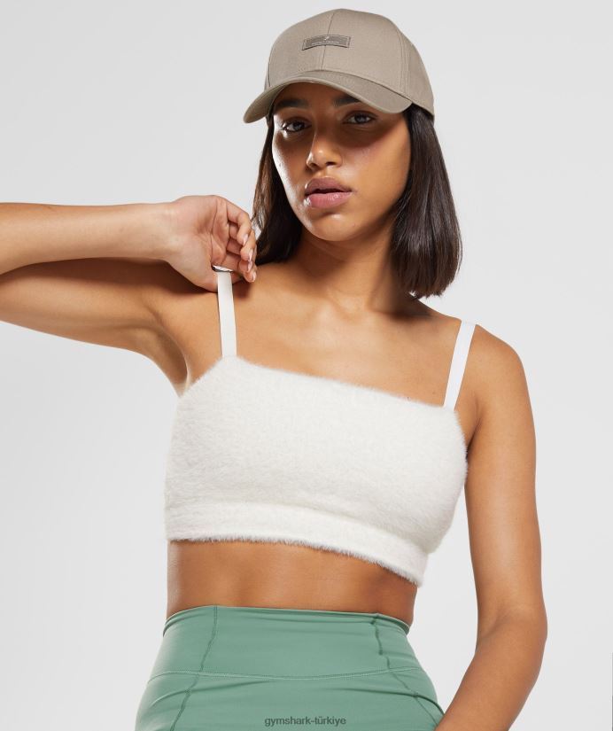 whitney kirpik örgü bandeau kadınlarGymshark çatı penceresi beyaz 02H048165