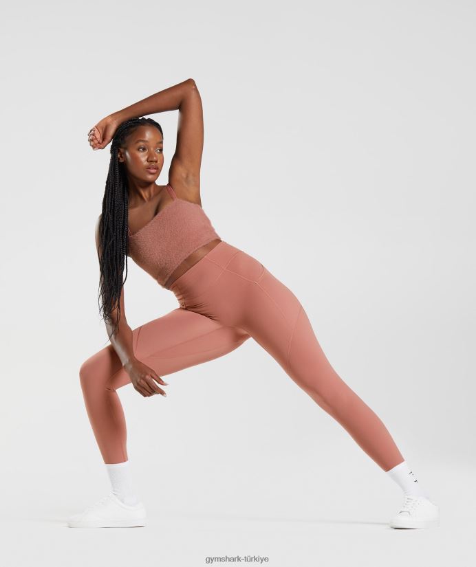 whitney kirpik örgü bandeau kadınlarGymshark kanyon kırmızısı 02H048166
