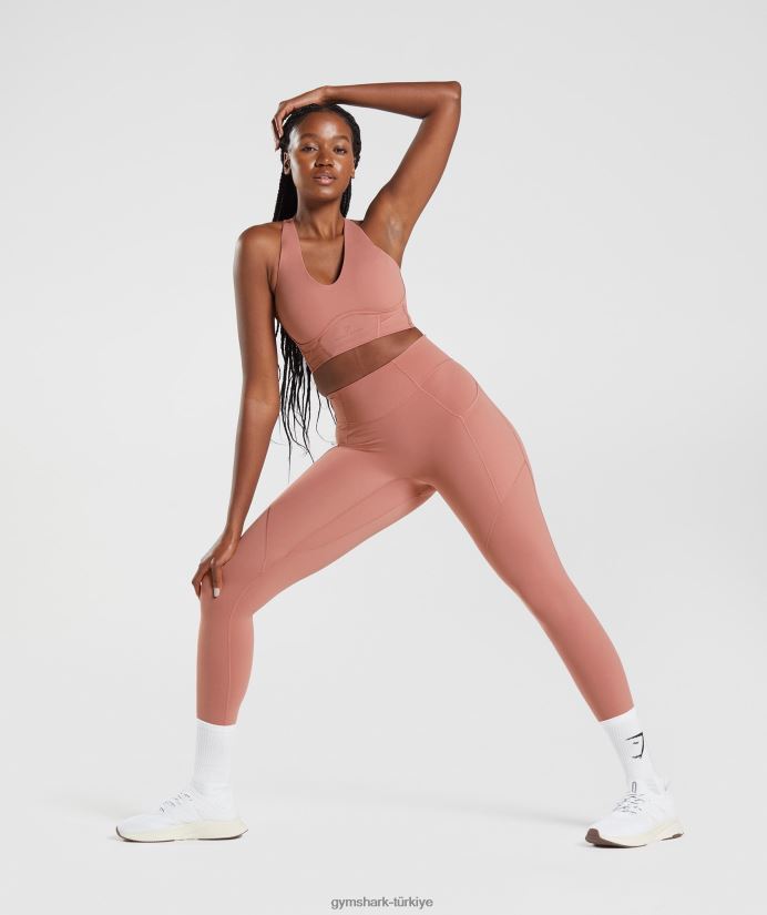 whitney uzun askılı sutyen kadınlarGymshark kanyon kırmızısı 02H048201