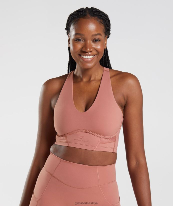 whitney uzun askılı sutyen kadınlarGymshark kanyon kırmızısı 02H048201