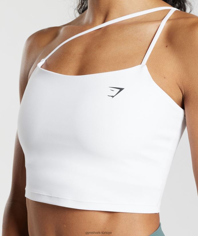 askılı mahsul cami tankı kadınlarGymshark beyaz 02H048499