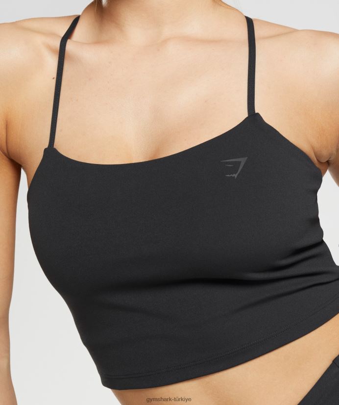askılı mahsul cami tankı kadınlarGymshark siyah 02H048504