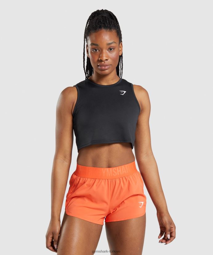 eğitim mahsul tankı kadınlarGymshark siyah 02H048421