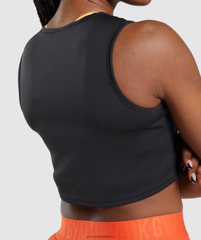 eğitim mahsul tankı kadınlarGymshark siyah 02H048421