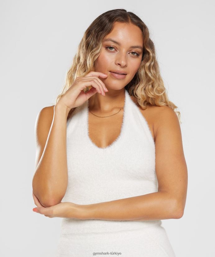 whitney kirpik örgü midi boyundan bağlamalı üst kadınlarGymshark çatı penceresi beyaz 02H048423