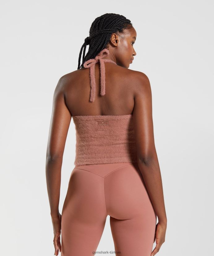 whitney kirpik örgü midi boyundan bağlamalı üst kadınlarGymshark kanyon kırmızısı 02H048447