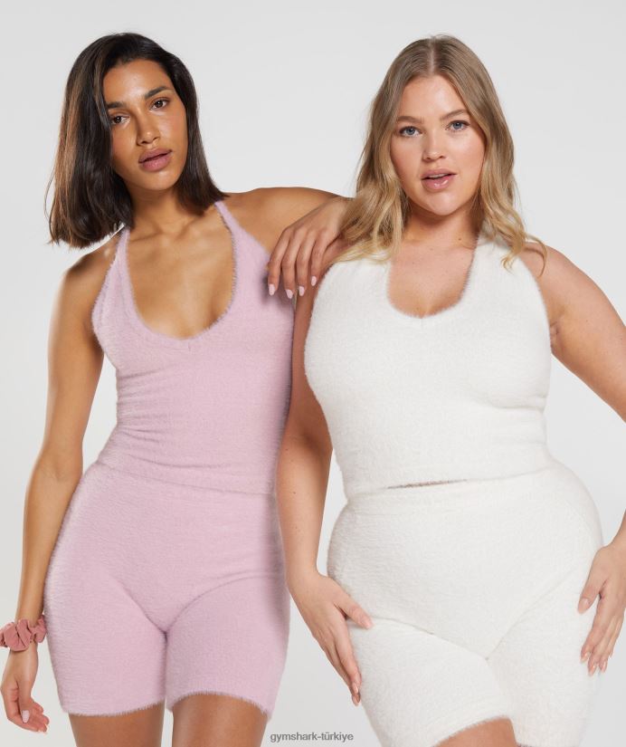 whitney kirpik örgü midi boyundan bağlamalı üst kadınlarGymshark preslenmiş petal pembe 02H048464