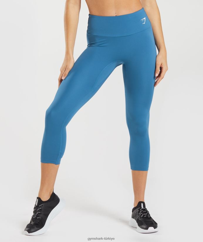 7/8 tayt antrenmanı kadınlarGymshark göl kenarı mavisi 02H048303