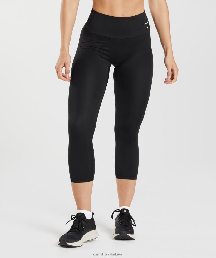 7/8 tayt antrenmanı kadınlarGymshark siyah 02H048278