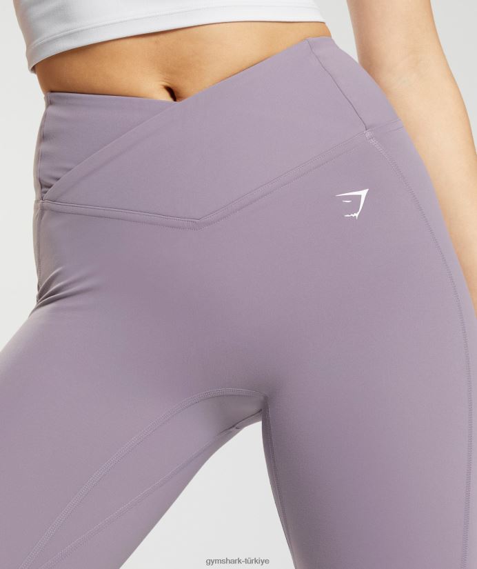 çapraz tayt kadınlarGymshark kayrak lavanta 02H048273