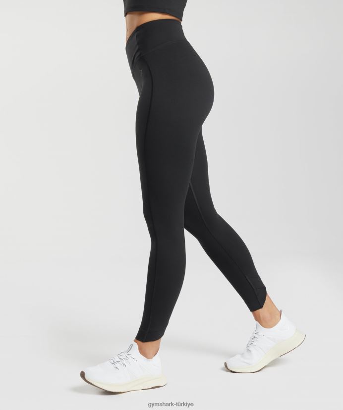 çapraz tayt kadınlarGymshark siyah 02H048242