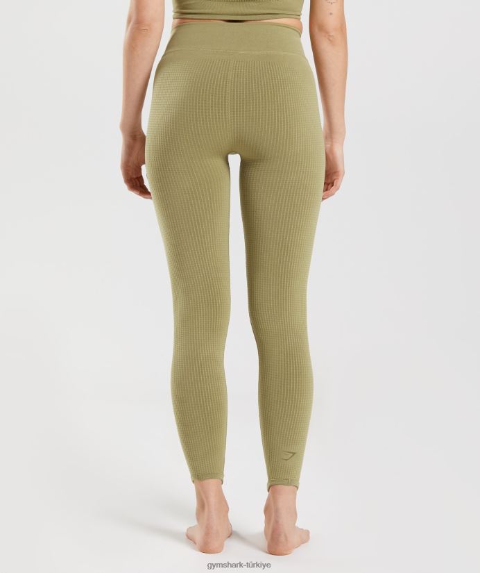 dikişsiz taytları duraklat kadınlarGymshark grifon yeşili 02H048333