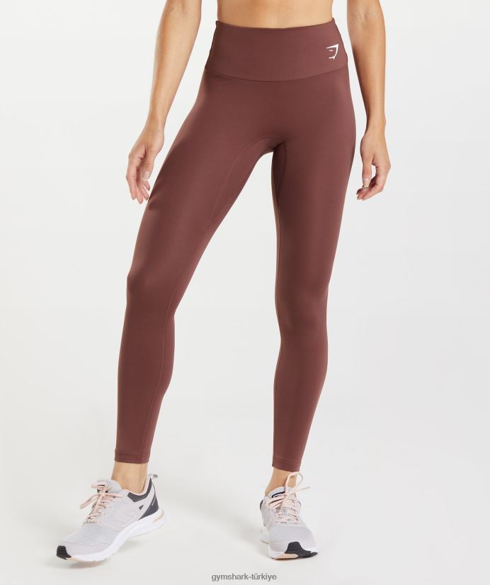 eğitim tayt kadınlarGymshark kiraz kahverengi 02H048317