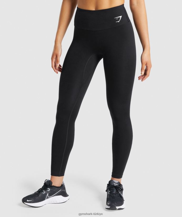eğitim tayt kadınlarGymshark siyah 02H048249