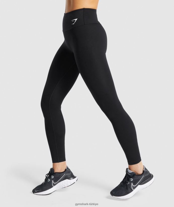 eğitim tayt kadınlarGymshark siyah 02H048249