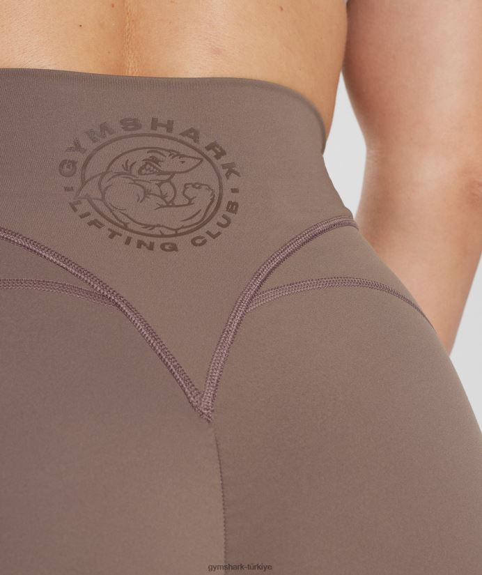 eski tayt kadınlarGymshark yer mantarı kahverengi 02H048339