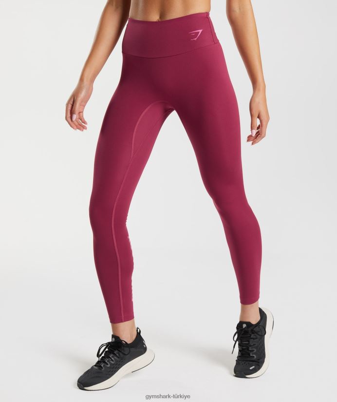 grafikli fraksiyon tayt kadınlarGymshark frenk üzümü pembesi 02H048309