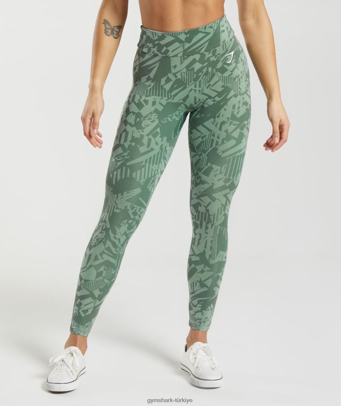 gs power orijinal tayt kadınlarGymshark söğüt yeşili/çöl adaçayı yeşili 02H048310