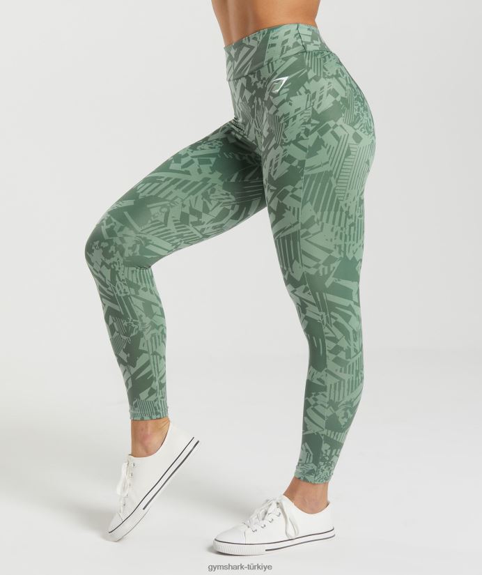 gs power orijinal tayt kadınlarGymshark söğüt yeşili/çöl adaçayı yeşili 02H048310