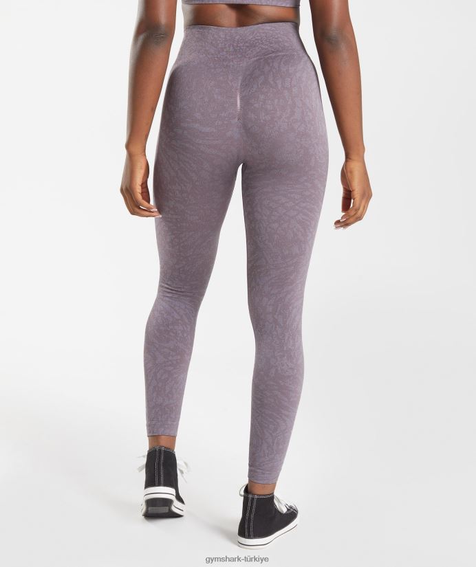 hayvan dikişsiz taytlarına uyum sağlar kadınlarGymshark vahşi | misk leylak 02H048315