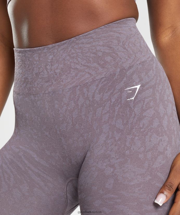 hayvan dikişsiz taytlarına uyum sağlar kadınlarGymshark vahşi | misk leylak 02H048315