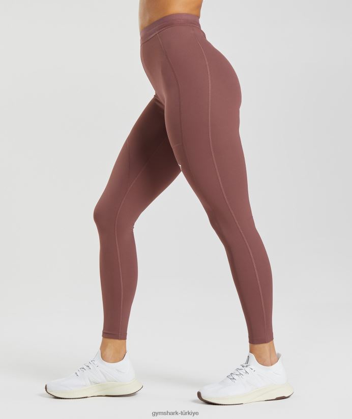 koşu taytı kadınlarGymshark macenta kahverengi 02H048287
