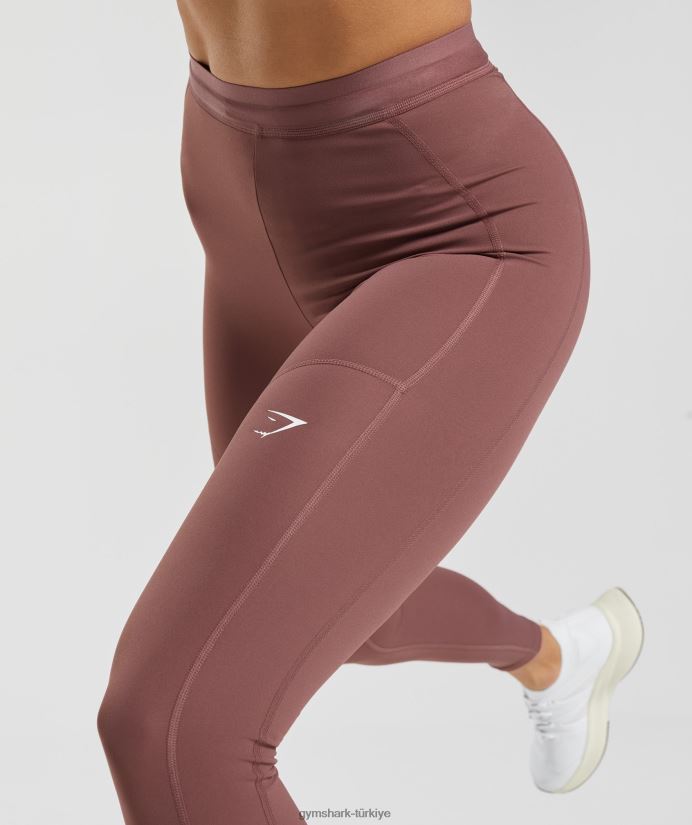koşu taytı kadınlarGymshark macenta kahverengi 02H048287