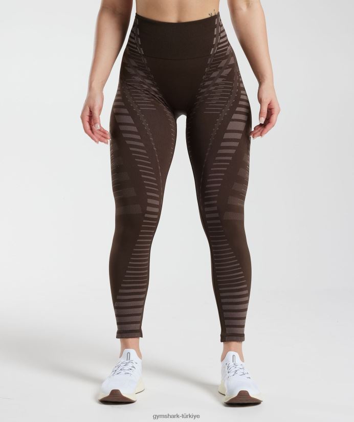 sınırsız tayt kadınlarGymshark arşiv kahverengi/trüf kahverengi 02H048342