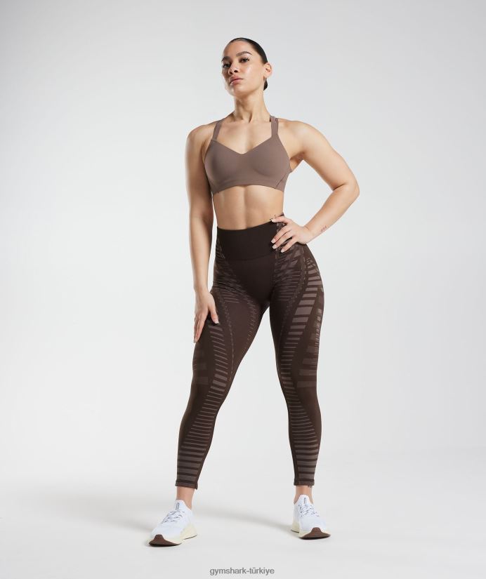 sınırsız tayt kadınlarGymshark arşiv kahverengi/trüf kahverengi 02H048342