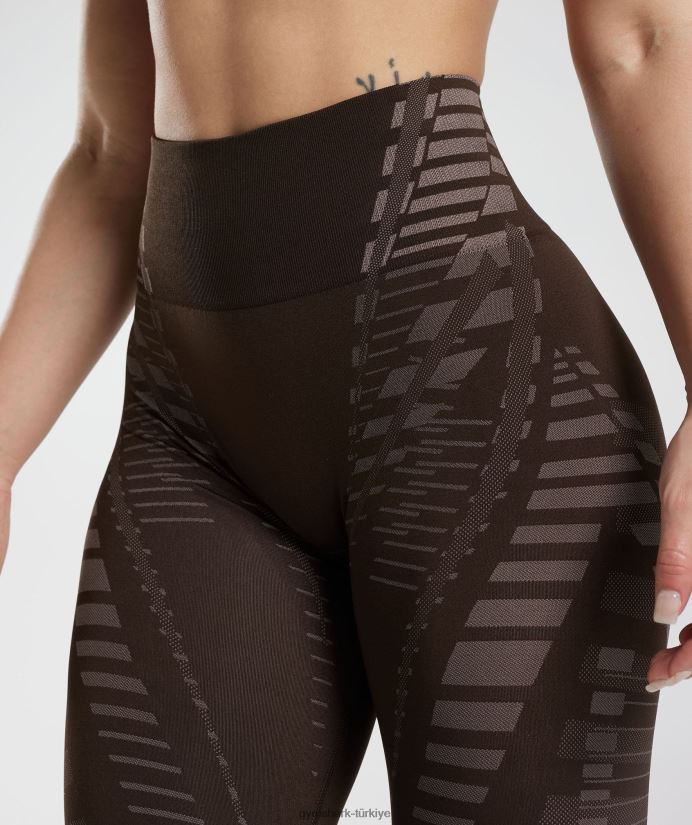 sınırsız tayt kadınlarGymshark arşiv kahverengi/trüf kahverengi 02H048342