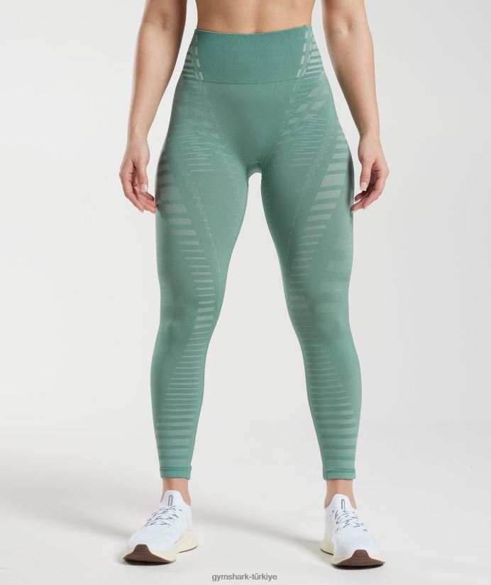sınırsız tayt kadınlarGymshark mürekkep deniz mavisi/donmuş deniz mavisi 02H048340