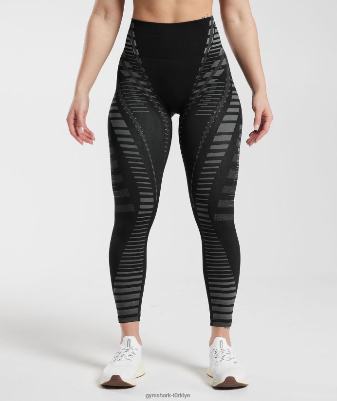 sınırsız tayt kadınlarGymshark siyah/açık gri 02H048341