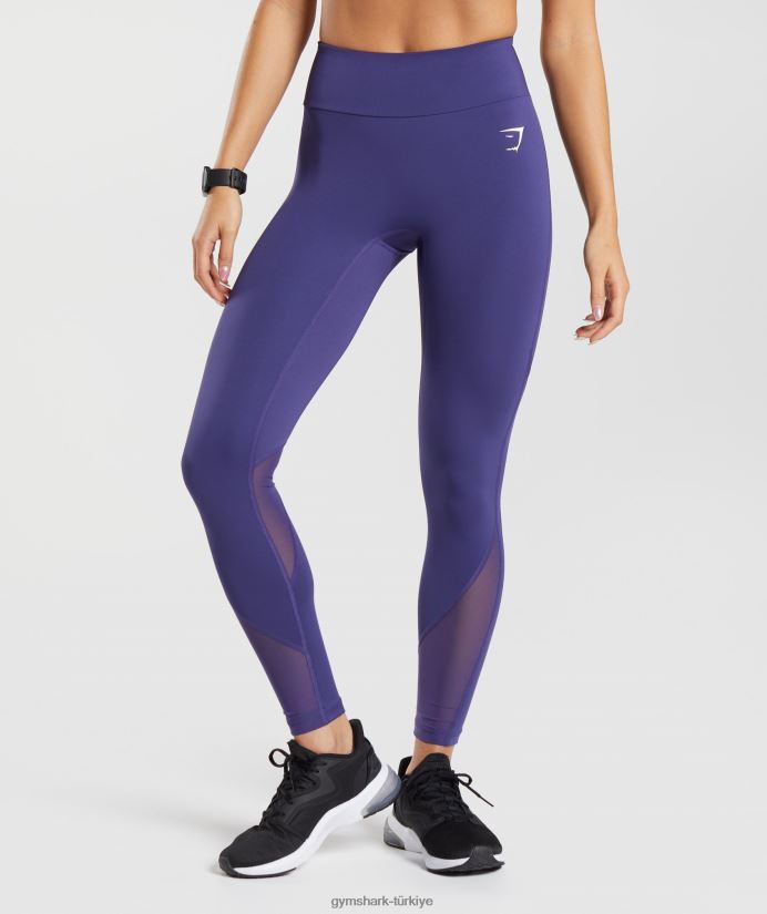 spor koşu taytları kadınlarGymshark Neptün moru 02H048326