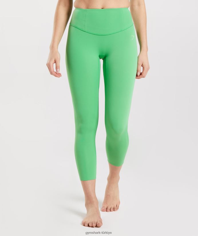 stüdyo 7/8 tayt kadınlarGymshark elma yeşili 02H048302