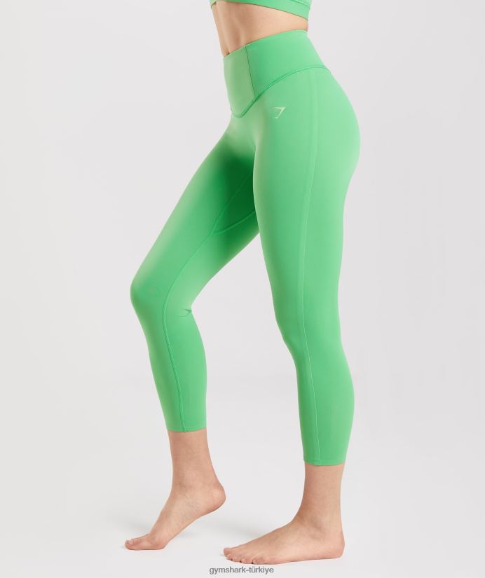 stüdyo 7/8 tayt kadınlarGymshark elma yeşili 02H048302