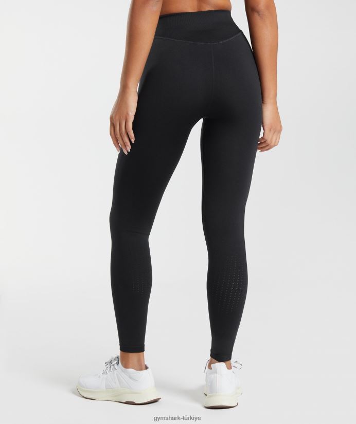 ter dikişsiz tayt kadınlarGymshark siyah 02H048239