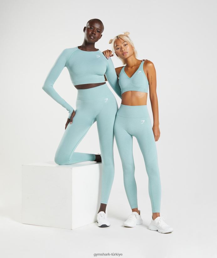 vital dikişsiz 2.0 tayt kadınlarGymshark inci mavisi marn 02H048336