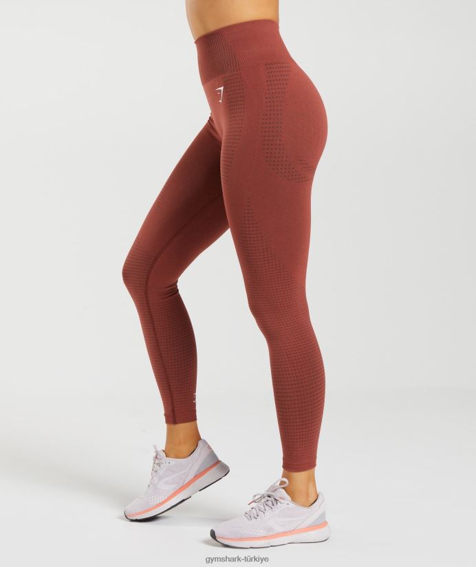 vital dikişsiz 2.0 tayt kadınlarGymshark tuğla kırmızısı marn 02H048257