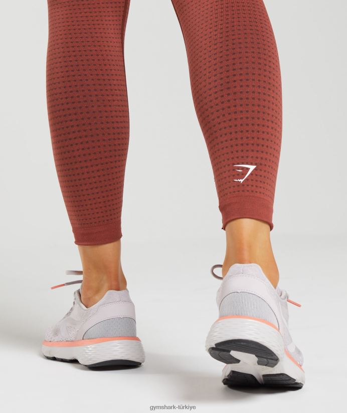 vital dikişsiz 2.0 tayt kadınlarGymshark tuğla kırmızısı marn 02H048257