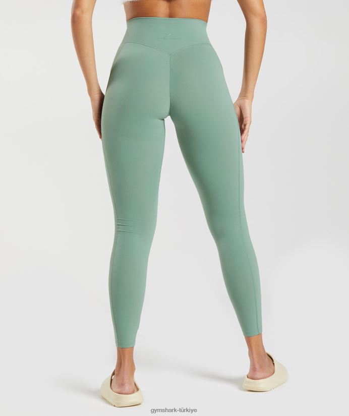 whitney günlük cep taytları kadınlarGymshark Yaprak yeşili 02H048329