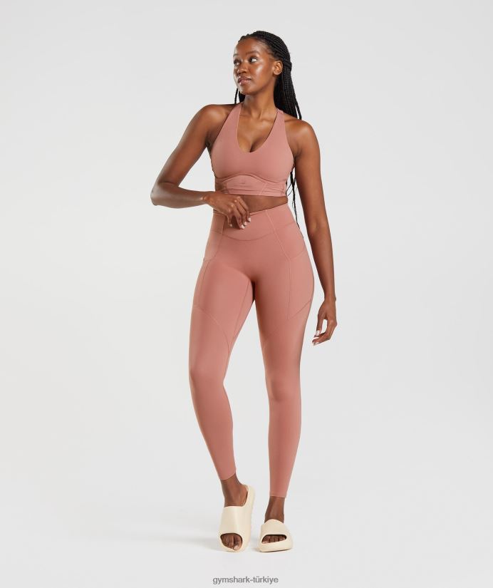 whitney günlük cep taytları kadınlarGymshark kanyon kırmızısı 02H048330